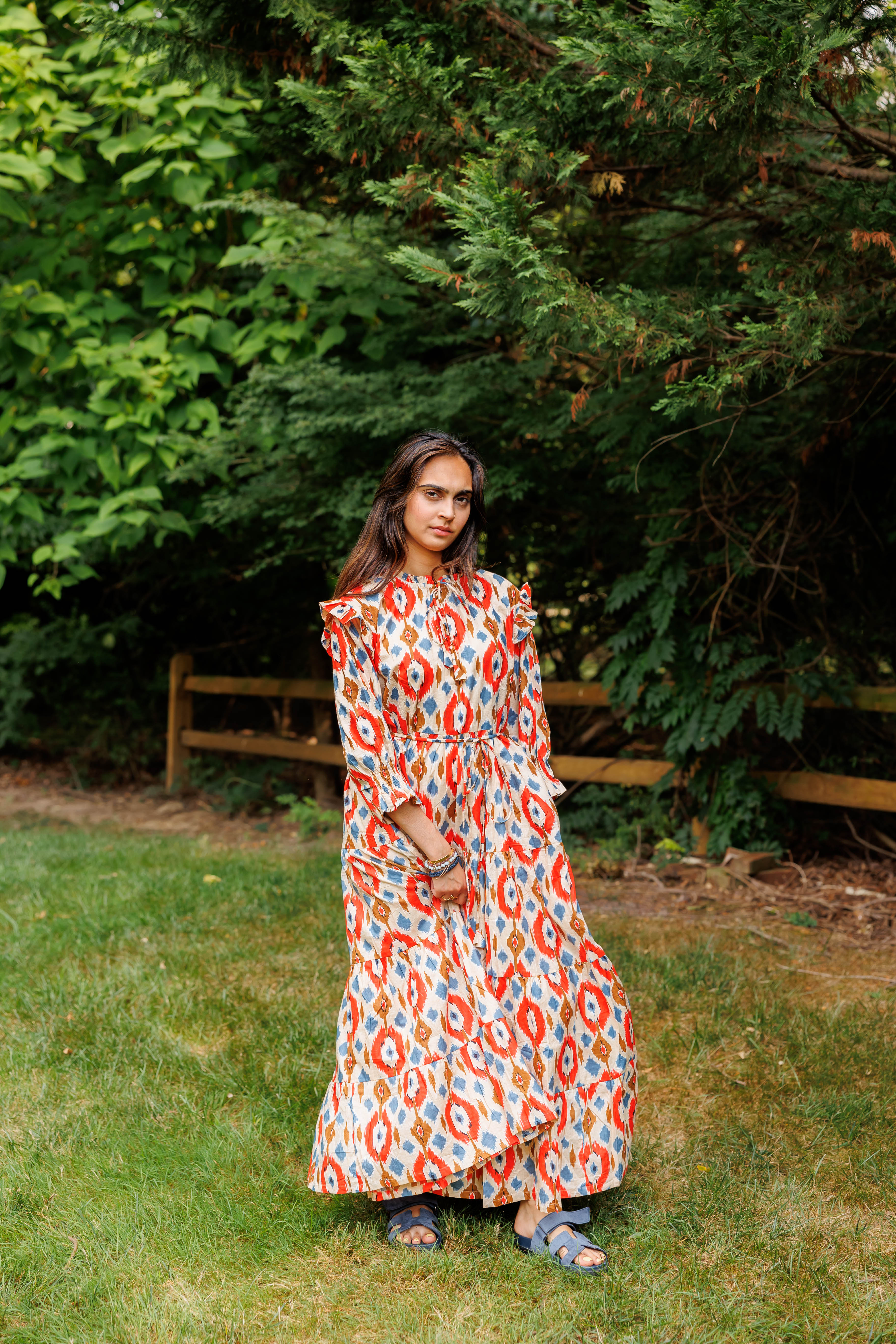 Ikkat O Dress